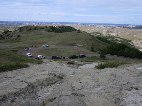 the start below of Buck Hill trail, T.R.N.P.